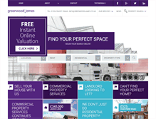 Tablet Screenshot of greenwoodjames.co.uk